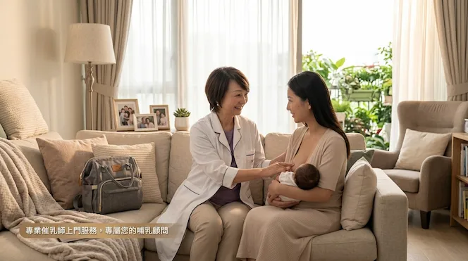 專業催乳師上門為新手媽媽提供產後無痛通乳與居家護理服務