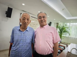 沈志勇教授與中國性醫學泰斗馬曉年教授於北京國家衛健委會議期間合影